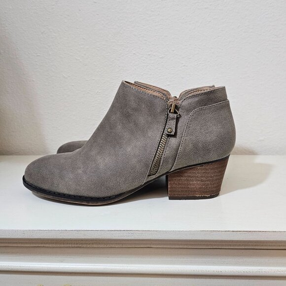 LifeStride Womens Sz 9.5 W Blake Zip Ankle Bootie Western Comfort Casual Boots - Picture 4 of 9